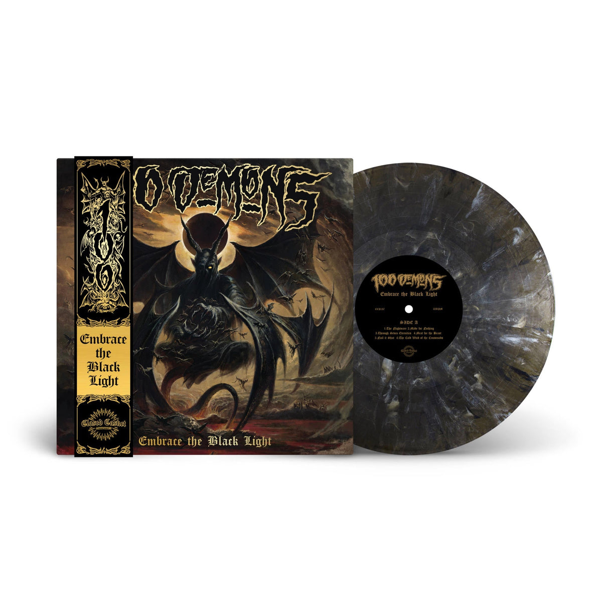 100 Demons - Embrace The Black Light (Indie Exclusive) [Onyx Marble] Vinyl