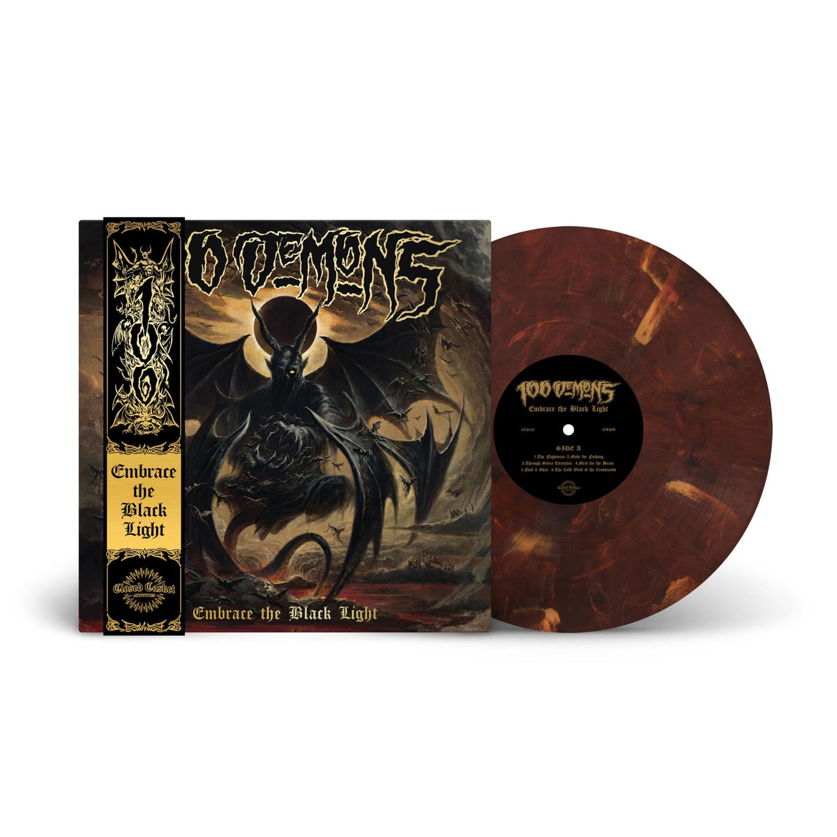 100 Demons - Embrace The Black Light [Spiritual Obliteration Marble] Vinyl