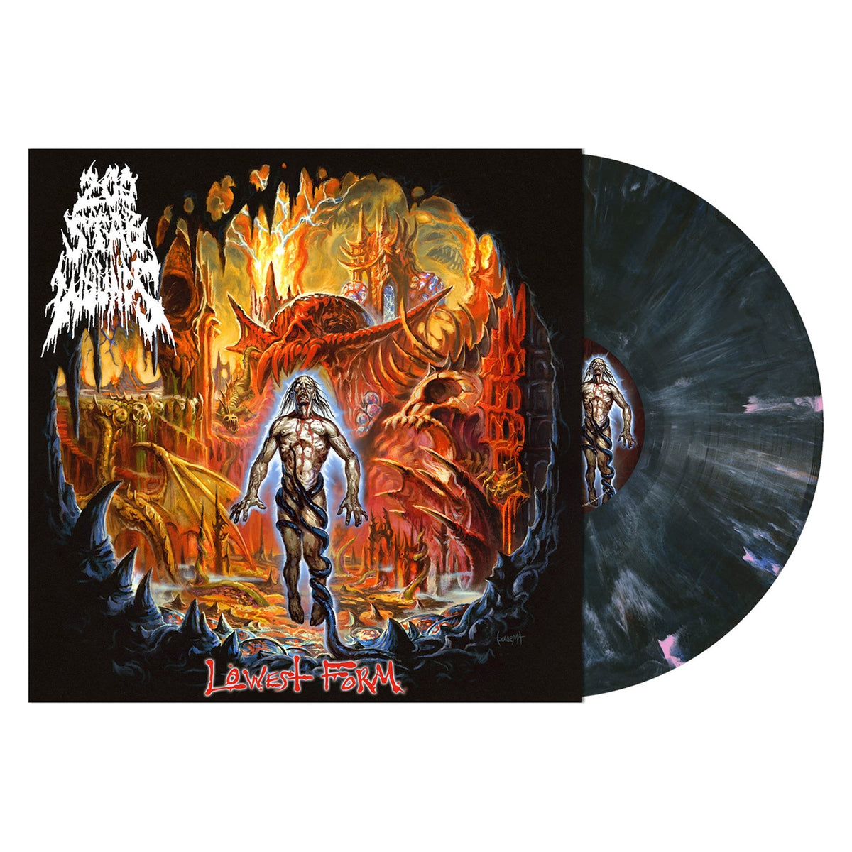 200 Stab Wounds - Lowest Form (Indie Exclusive) ["Pure Emptiness" - Blue Black Marbled Vinyl] Vinyl