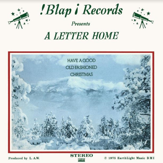 A Letter Home - Have A Good Old Fashioned Christmas (WHITE VINYL) Vinyl White vinyl includes a greeting card style insert with liner notes