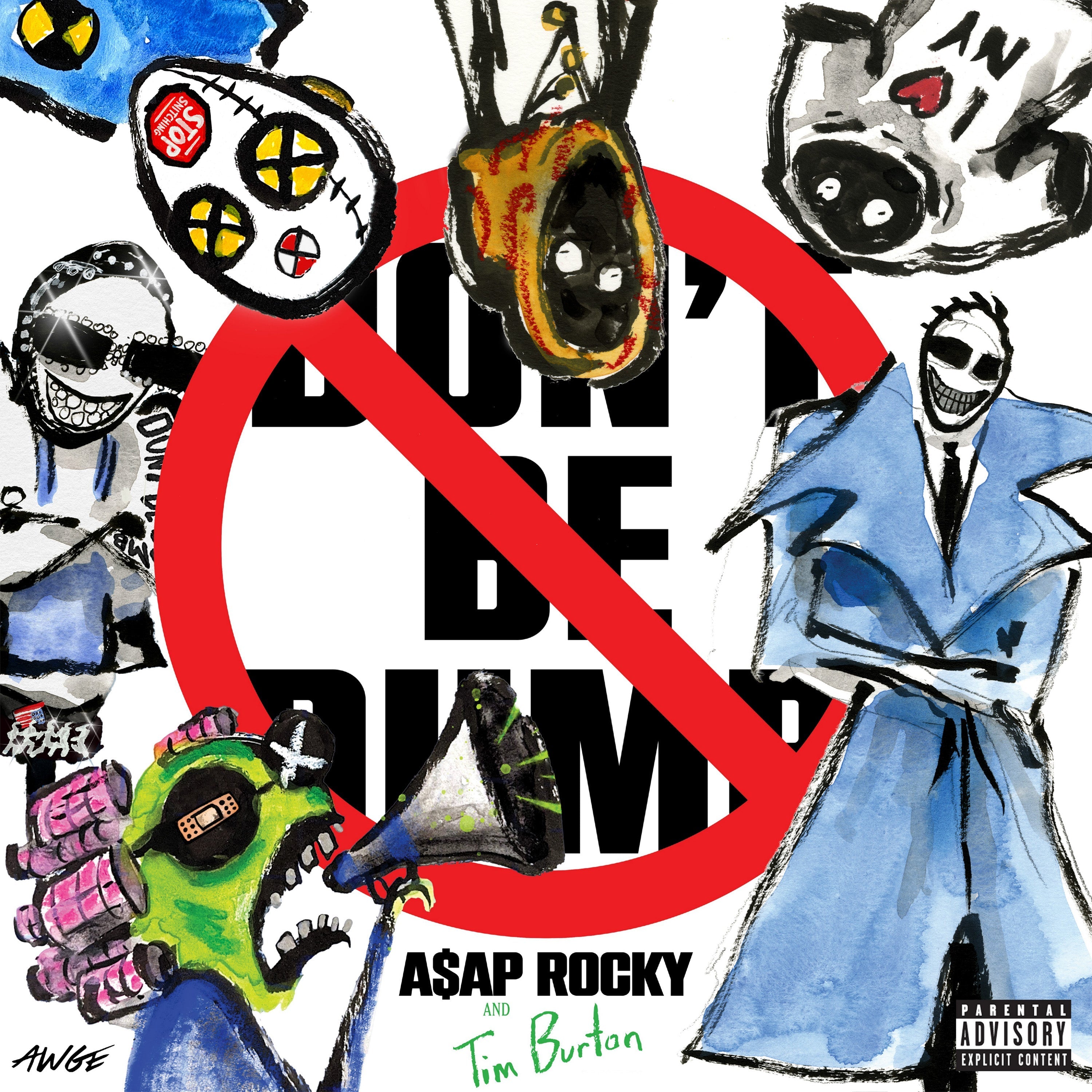 A$ap Rocky - Don'T Be Dumb (1 Black & 1 White Vinyl) [2LP] Vinyl