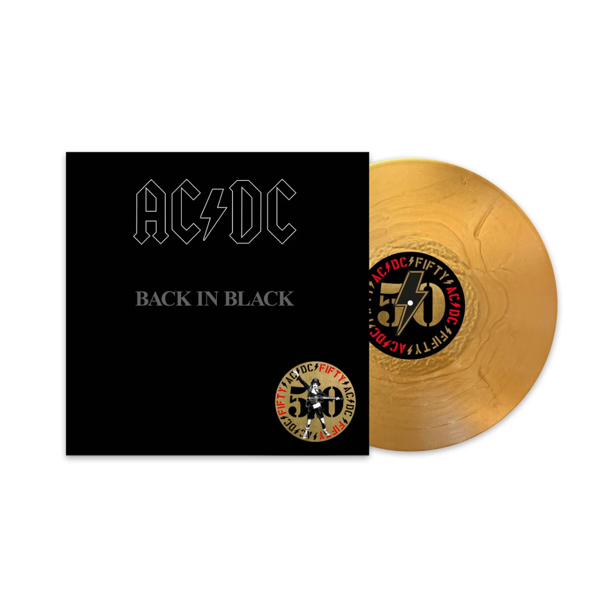 AC/DC - Back In Black (50th Anniversary Edition, Gold Color Vinyl) Vinyl