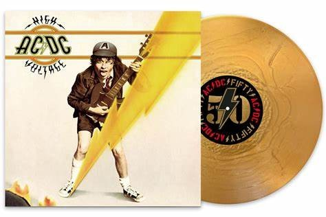 AC/DC - High Voltage (50th Anniversary Edition, Gold Color Vinyl)
