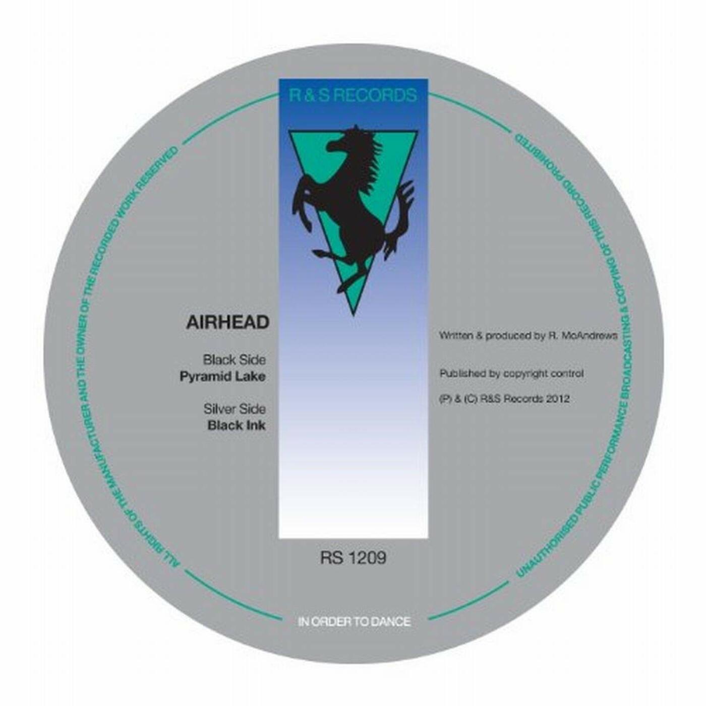Airhead - Pyramid Lake / Black Ink - 12" Vinyl 12 inch