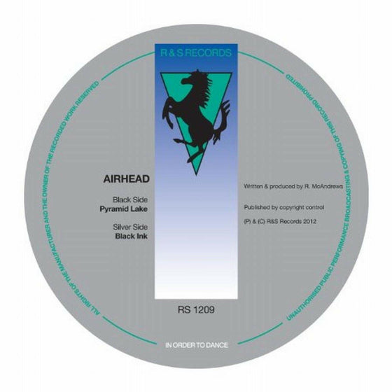 Airhead - Pyramid Lake / Black Ink - 12" Vinyl 12 inch