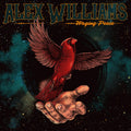 Alex Williams - Waging Peace (RED VINYL) Vinyl LP Jacket, Red Vinyl, Marketing Sticker