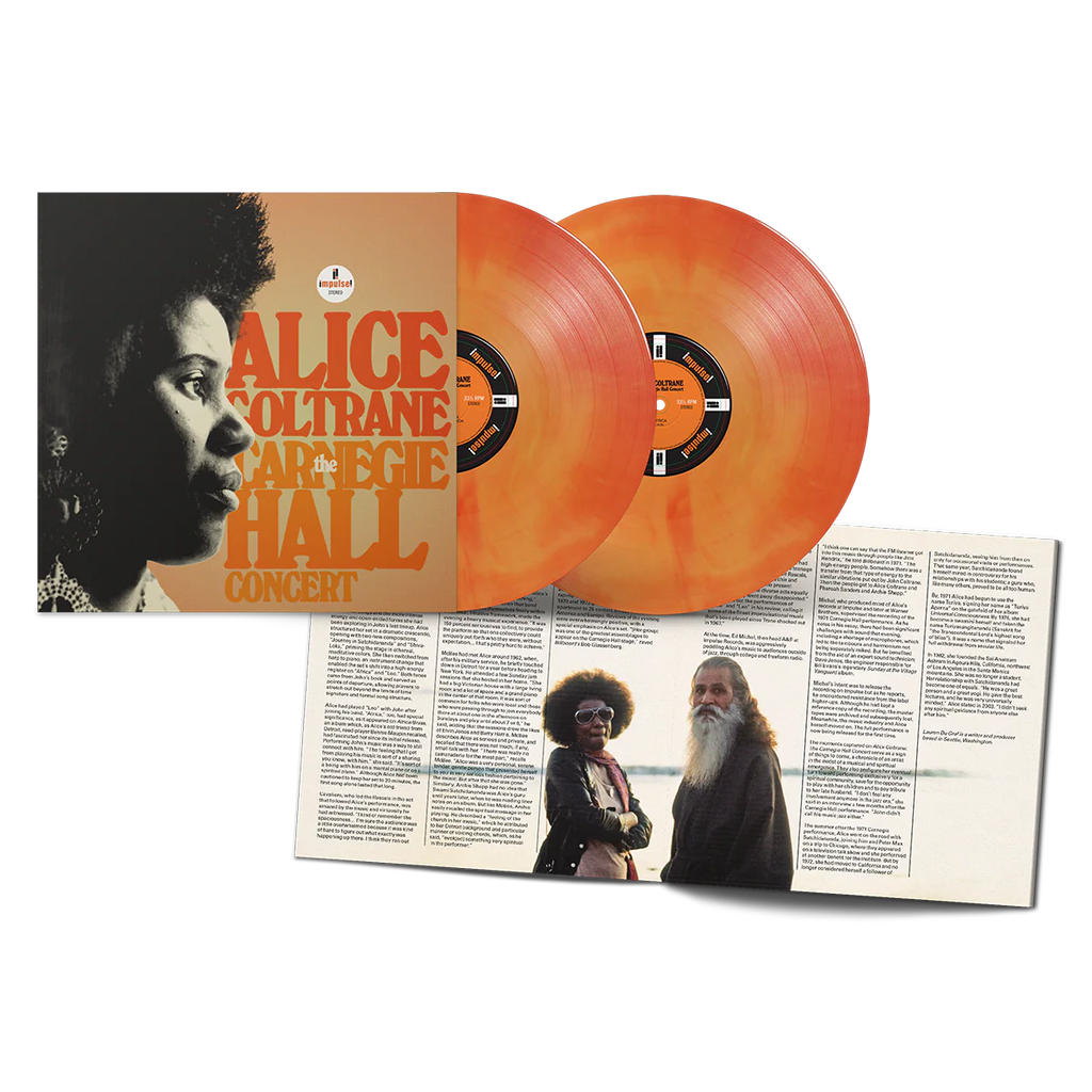 Alice Coltrane - The Carnegie Hall Concert (Limited Edition, Opaque Galaxy Orange Colored Vinyl) (2 Lp's) Vinyl
