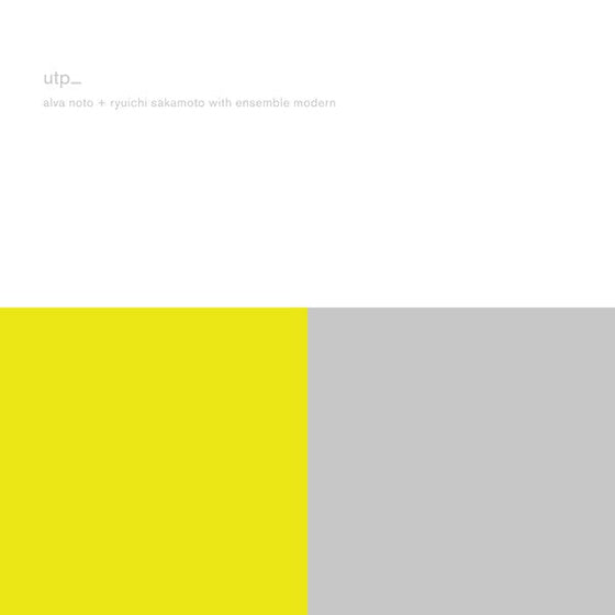 Alvarious Artists Noto + Ryuichi Sakamoto - Utp_ (Remaster) Vinyl 2LP
