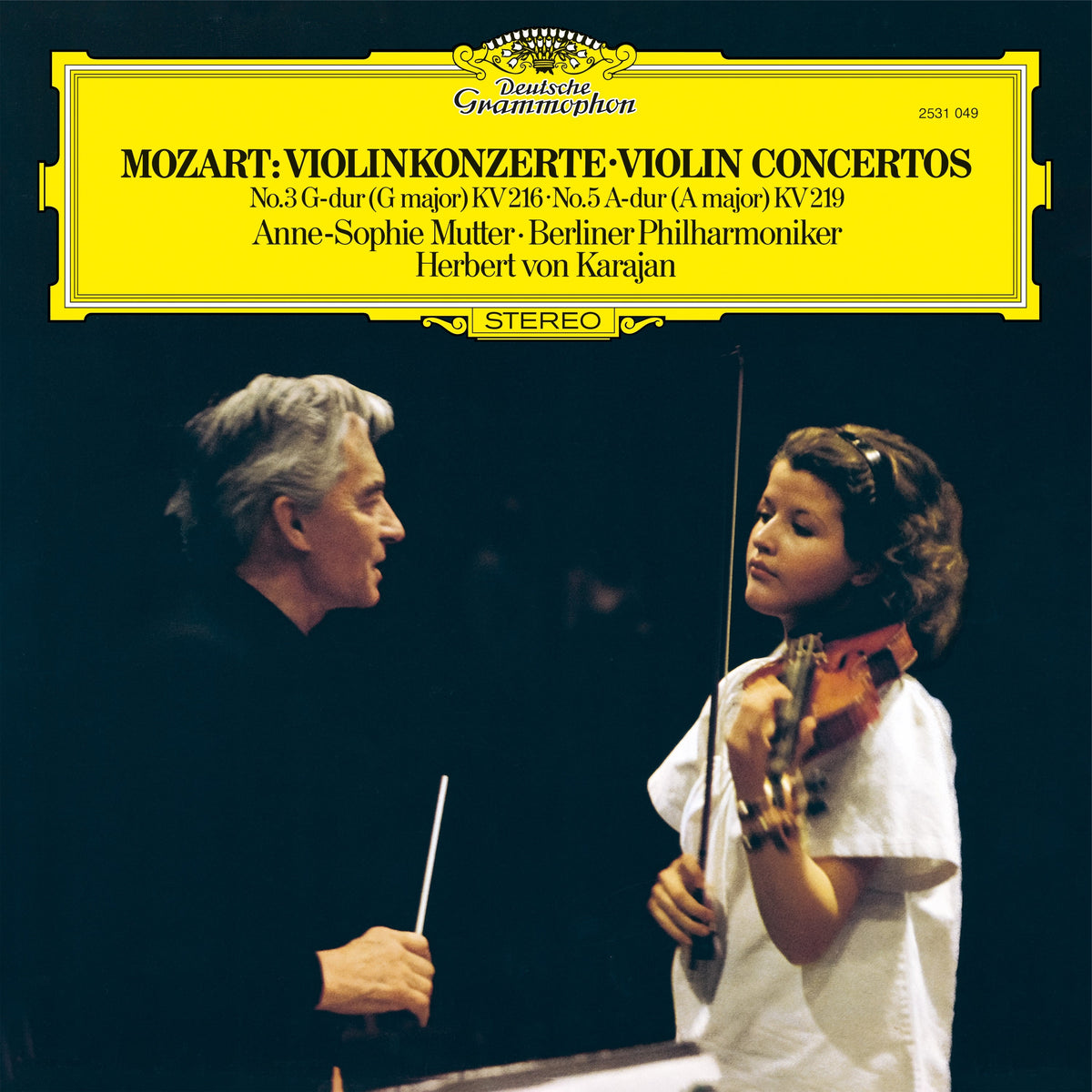 Anne-Sophie Mutter/Berliner Philharmoniker/Herbert - Mozart: Violin Concertos Nos. 3 & 5 [180G LP] Vinyl