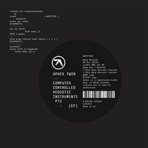 Aphex Twin - Computer Controlled Acoustic Instruments PT 2 (Extended Play, Digital Download Card) Vinyl LP 140g 12" in spined sleeve w/ DL