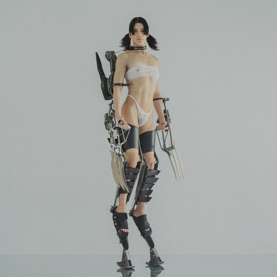 Arca - KiCk i Vinyl LP w gatefold sleeve (6mm spine), 16-pg 12 gloss booklet w original paintings by Arca