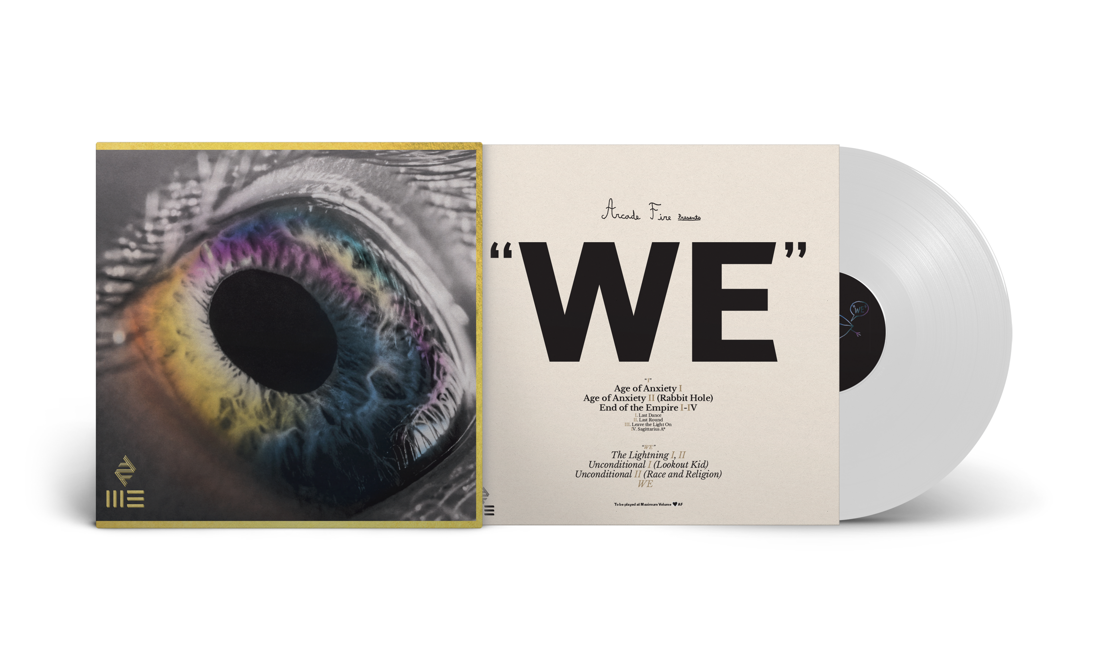 Arcade Fire - WE (Colored Vinyl, White, 180 Gram Vinyl, Gatefold LP Jacket, Poster) Vinyl