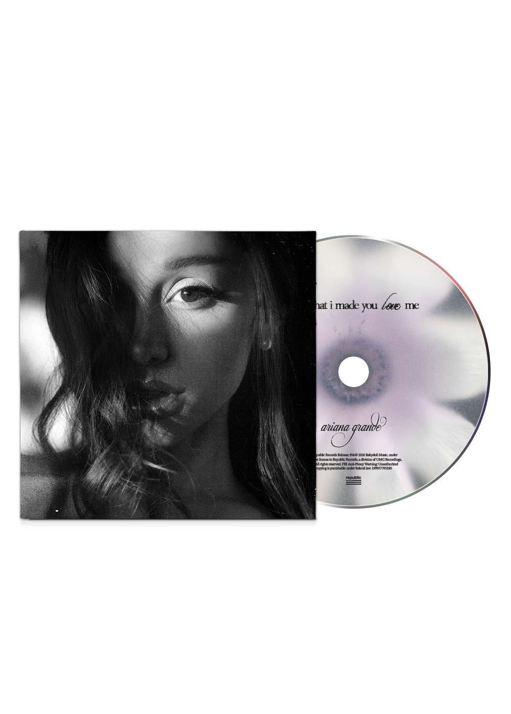Ariana Grande - Hate That I Made You Love Me [A Cappella] [CD Single] CD