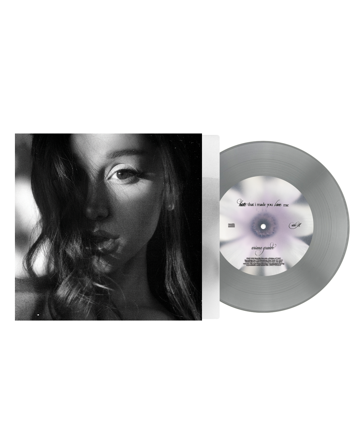 Ariana Grande - Hate That I Made You Love Me [Fluffy Tail Gray 7" Single] Vinyl