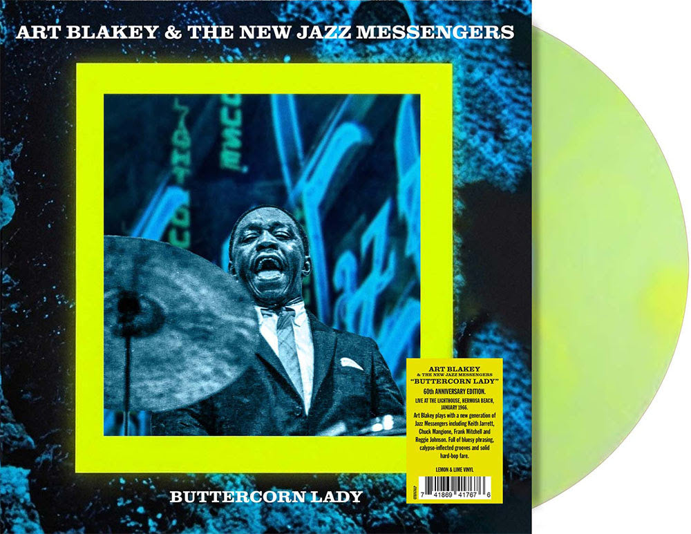 Art Blakey & The New Jazz Messengers - Buttercorn Lady - Live At The Lighthouse, Hermosa Beach, 1966 (Indie Exclusive) [180G Lemon & Lime Vinyl] Vinyl