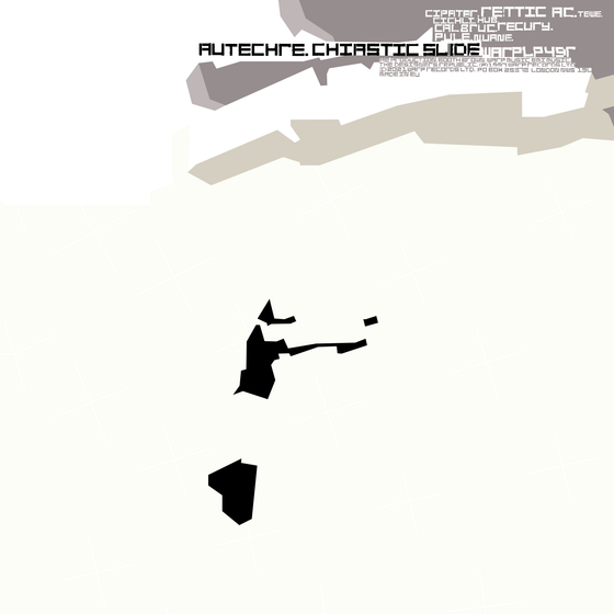Autechre - Chiastic Slide (2LP) Vinyl 2LP in printed inners with spot UV, in wide spine outer with spot UV, DL card