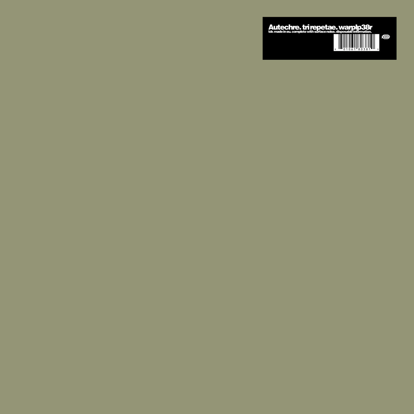 Autechre - Tri Repetae Vinyl 2LP in widespine sleeve with download card