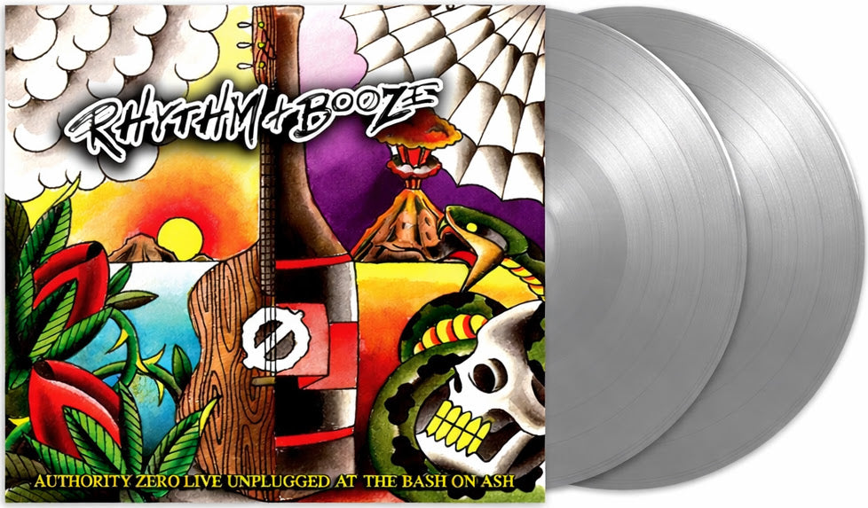 Authority Zero - Rhythm + Booze - Live (Indie Exclusive) [Metallic Gray Vinyl] [2Lp] Vinyl