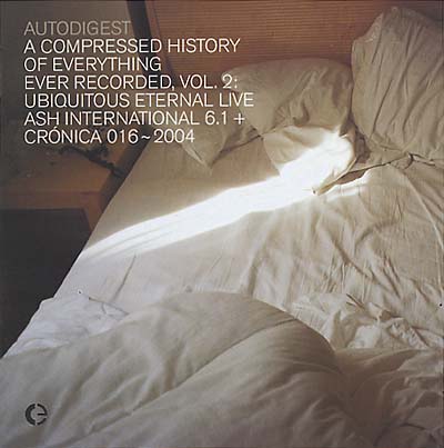 AUTODIGEST - A Compressed History of Everything Ever Recorded, Vol. 2: CD CD