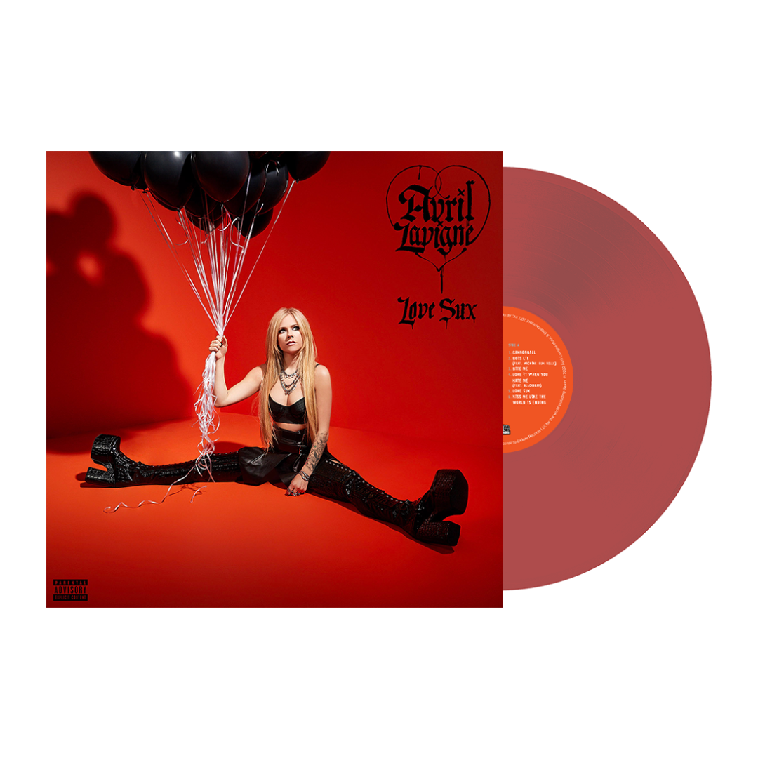 Avril Lavigne - Love Sux [Explicit Content] (Indie Exclusive, Transparent Red Vinyl) Vinyl