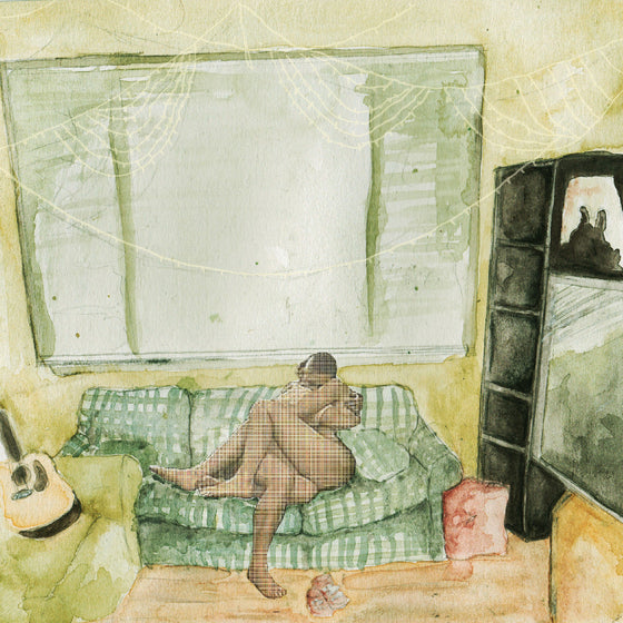 Awakebutstillinbed - What People Call Low Self-Esteem Is Really Just Seeing Yourself The Way That Other People See You (Forest Green & Sea Glass Split Vinyl) Vinyl