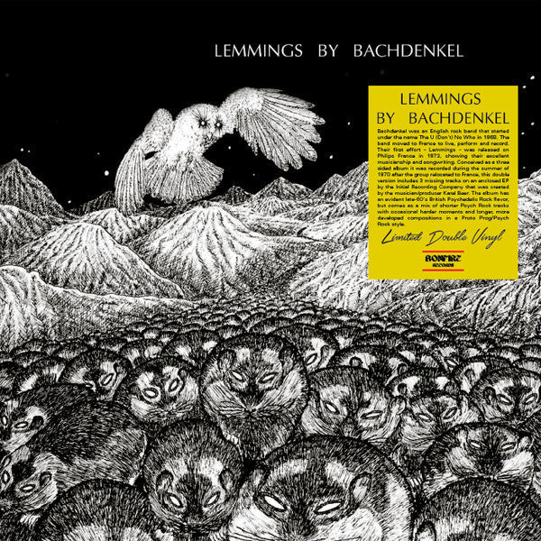 BACHDENKEL - Lemmings Vinyl LP Black