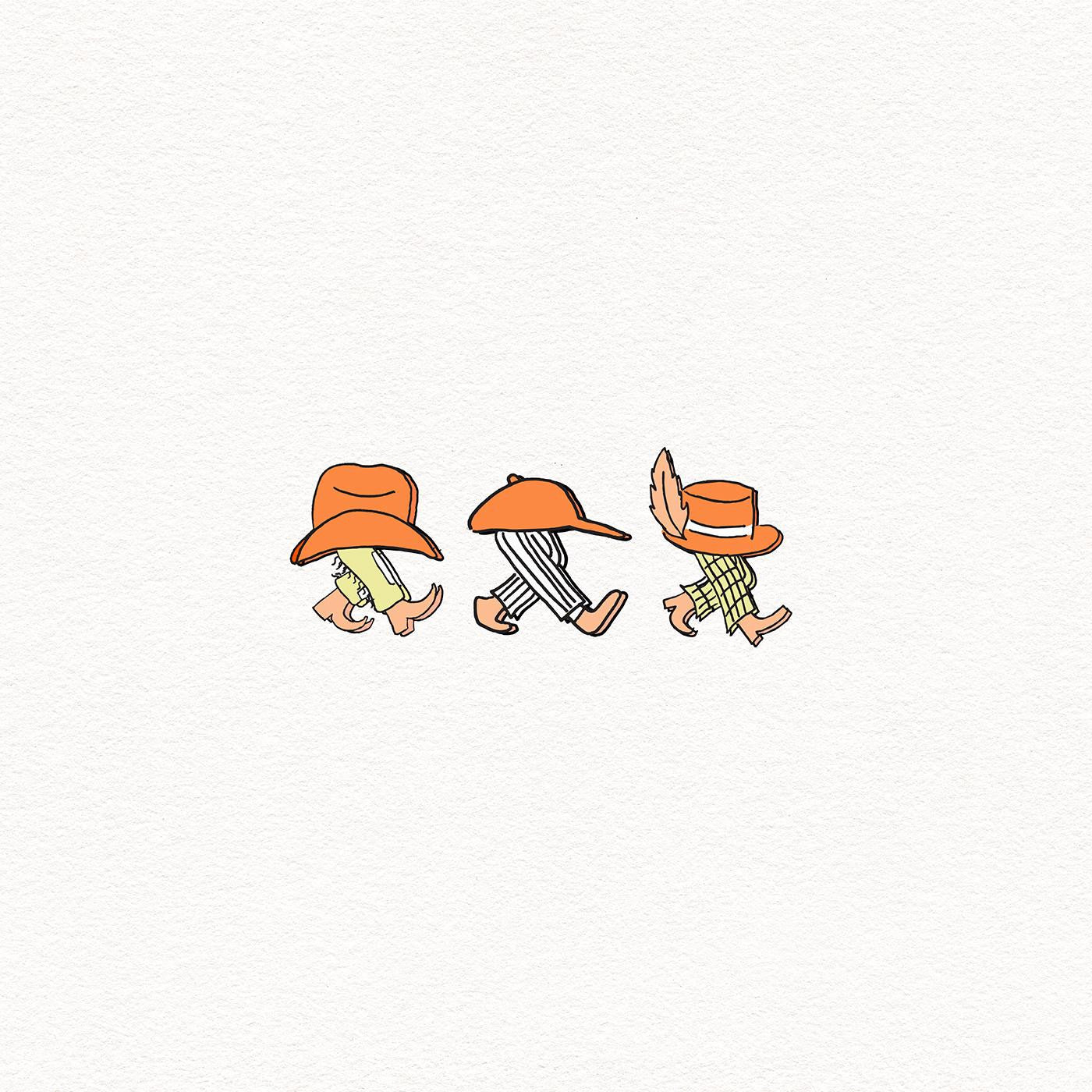Bad Bad Hats - Walkman (Orange Crush Vinyl) Vinyl