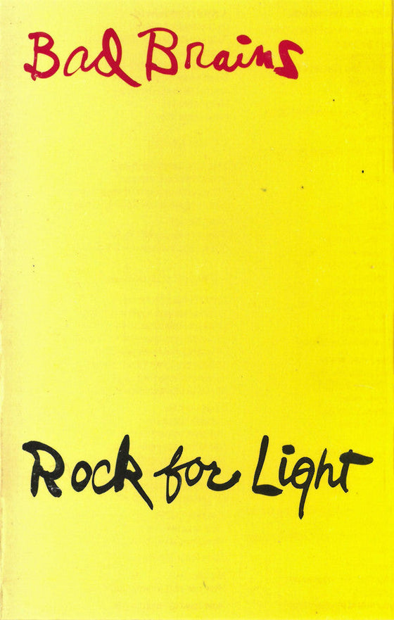 Bad Brains - Rock For Light (Yellow Cassette) Cassette