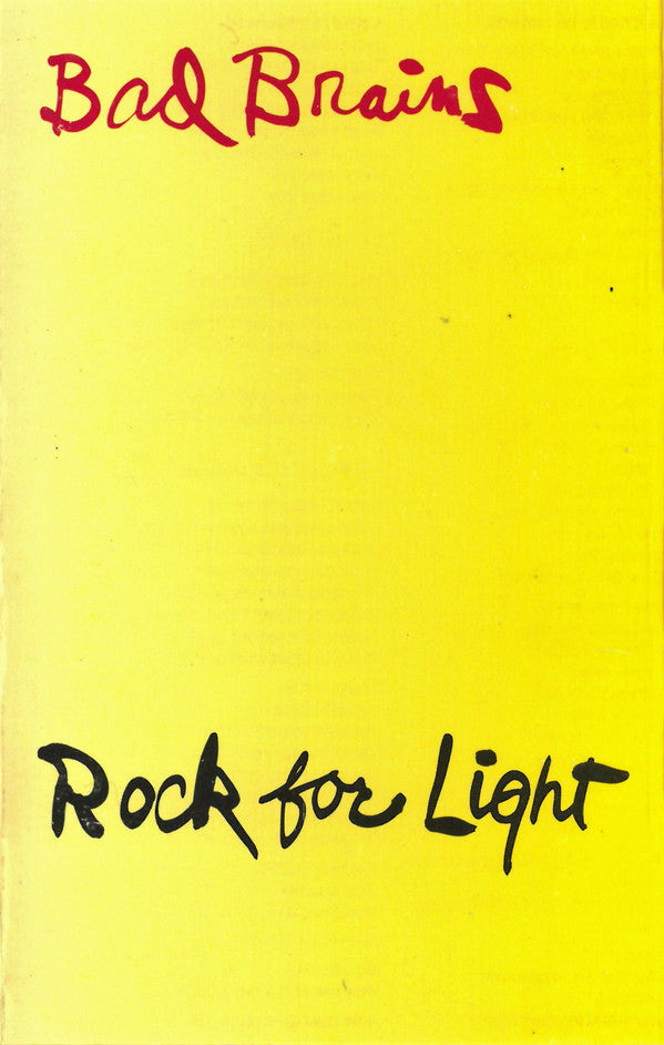 Bad Brains - Rock For Light (Yellow Cassette) Cassette