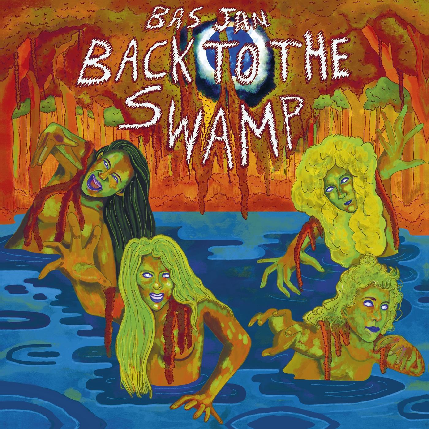 Bas Jan - Back to the Swamp (ORANGE CRUSH VINYL) Vinyl LP Orange Crush Vinyl [w/ download card]