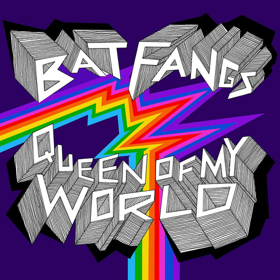 Bat Fangs - Queen Of My World (YELLOW VINYL) Vinyl LP Yellow vinyl [w/ download card]
