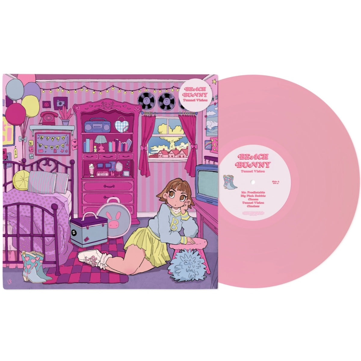 Beach Bunny - Tunnel Vision (Indie Exclusive) (Baby Pink Vinyl) Vinyl