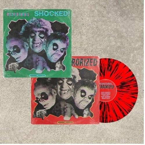 Beloved Ghouls - Terrorized/Shocked (Red W/ Black Splatter Vinyl) Vinyl