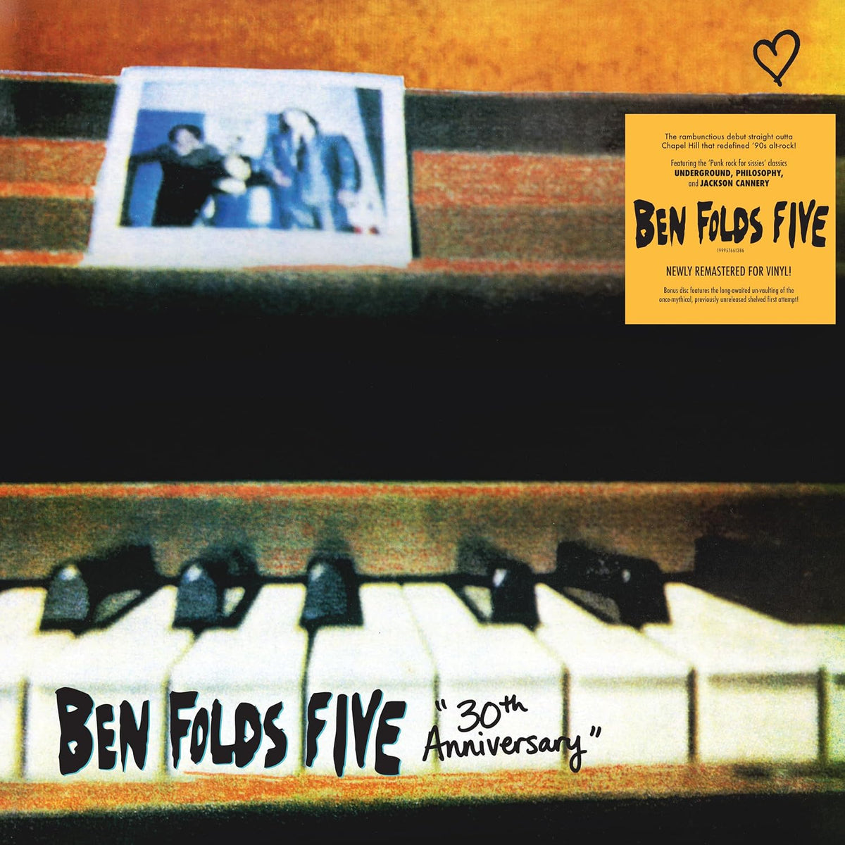 Ben Folds Five - Ben Folds Five (180 Gram Vinyl, 30th Anniversary Edition) (2 Lp's) Vinyl