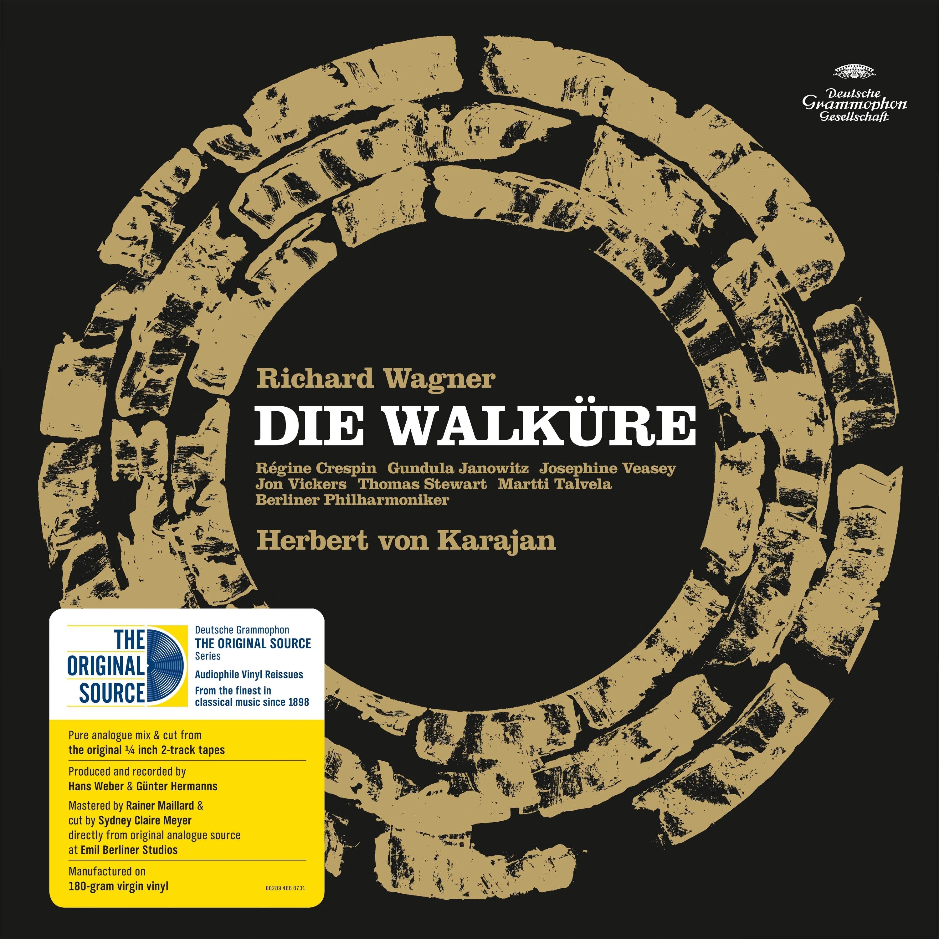 Berliner Philharmoniker/Herbert von Karajan - Wagner: Die Walkure (The Original Source Series) (180G) [5LP] Vinyl