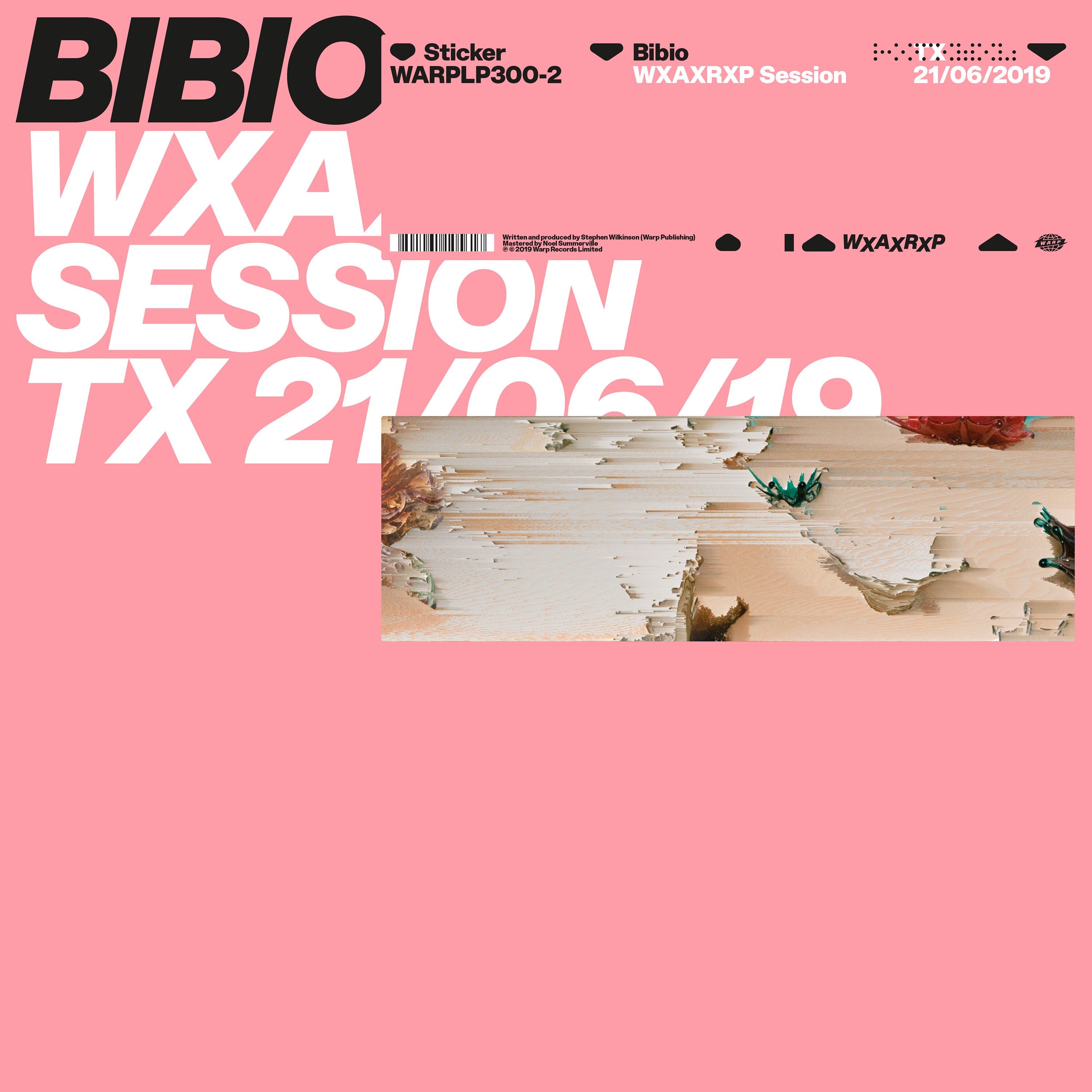 Bibio - WXAXRXP Session Vinyl 12" Vinyl in printed inner sleeve, in printed outer sleeve with spot gloss UV. Download card insert