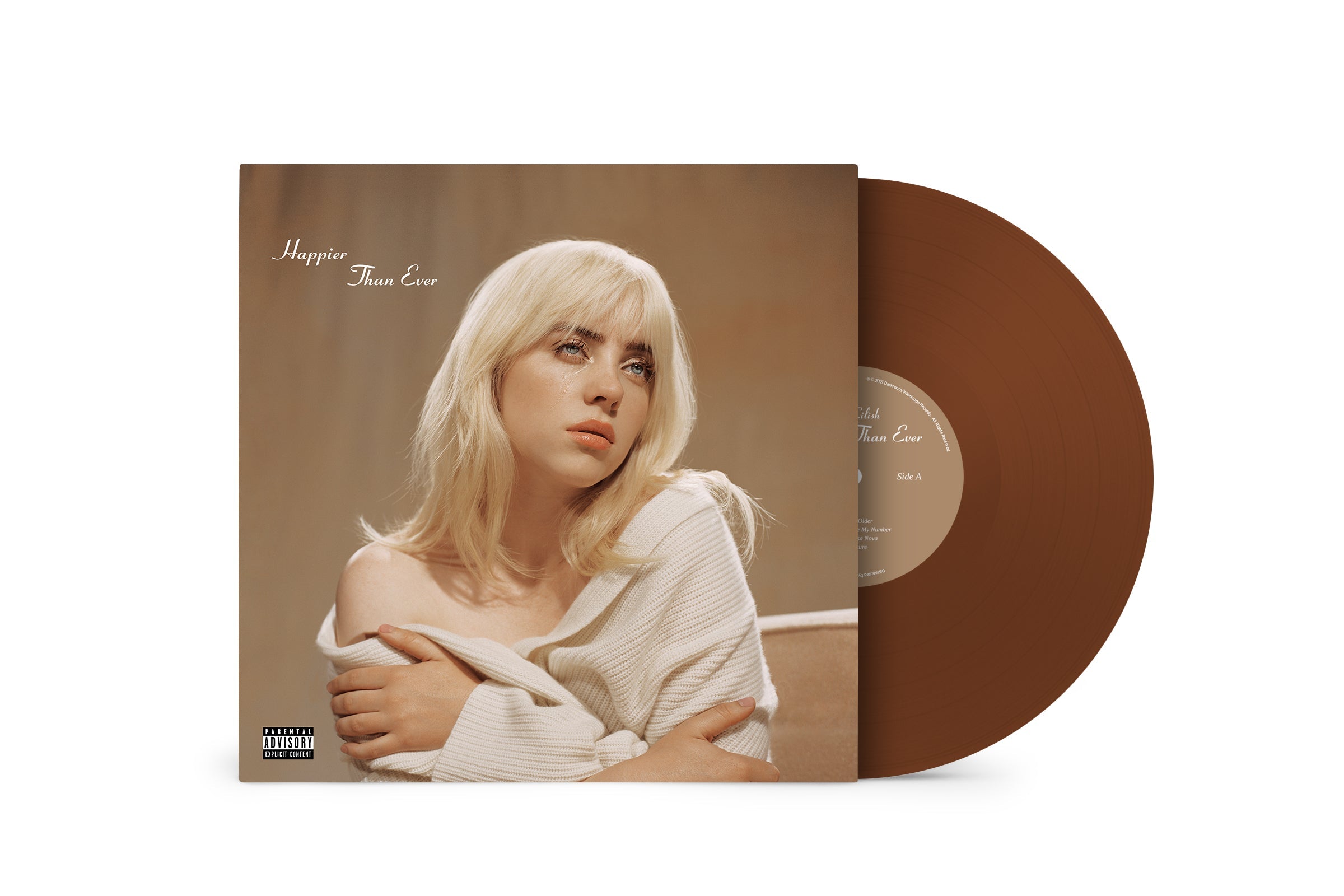Billie Eilish - Happier Than Ever (Colored Vinyl, Brown, Indie Exclusive) (2 Lp's) Vinyl