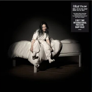 Billie Eilish - When We All Fall Asleep Where Do We Go (Limited Edition, International Pressing, Baby Blue Colored Vinyl) [Import] Vinyl