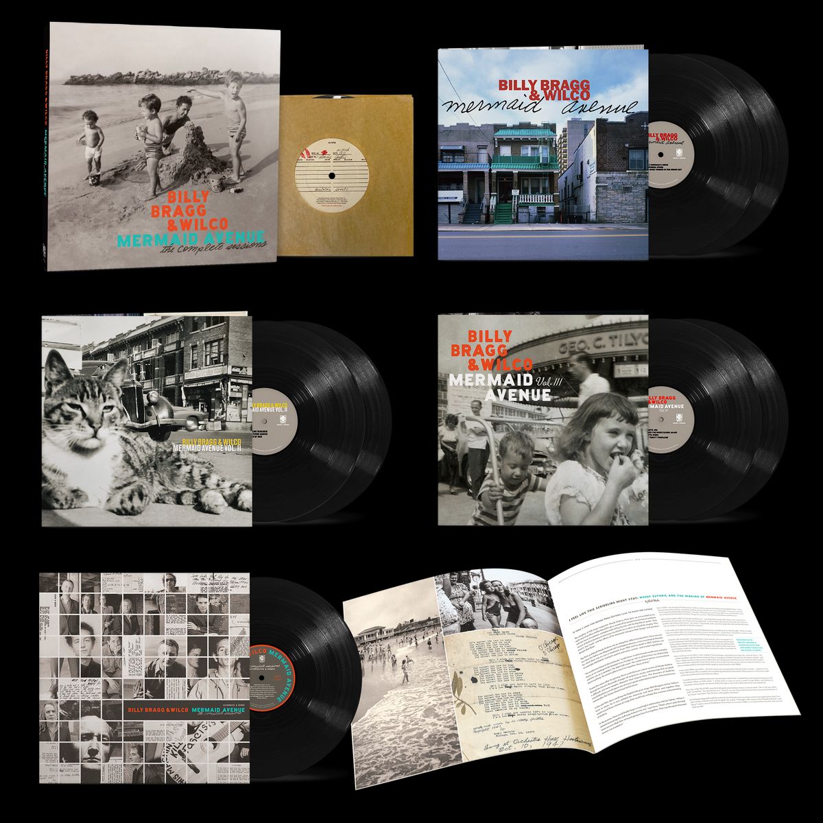 Billy Bragg & Wilco - Mermaid Avenue: The Complete Sessions (180G) [7LP/7" Single Box Set] Vinyl