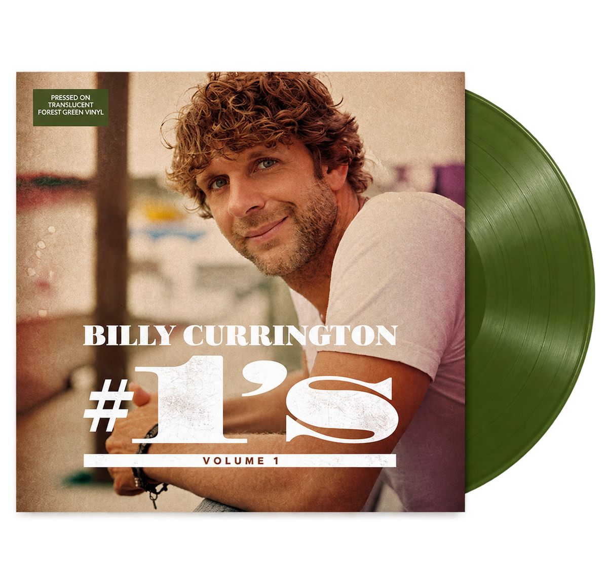 Billy Currington - #1s - Volume 1 [Translucent Forest Green Vinyl] Vinyl
