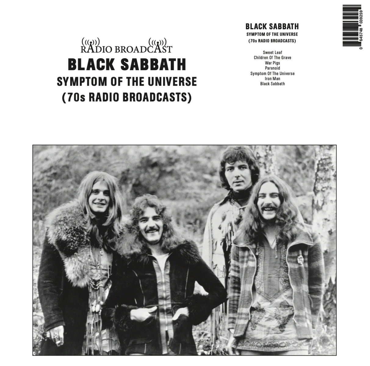 Black Sabbath - Symptom Of The Universe (70s Radio Broadcast) [Import] Vinyl