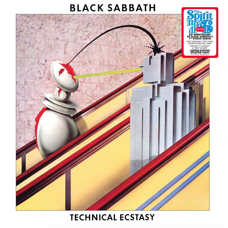 Black Sabbath - Technical Ecstasy (Spirit Of '76, Brick & Mortar Exclusive) (Clear With Green/Black Splatter Colored Vinyl) Vinyl