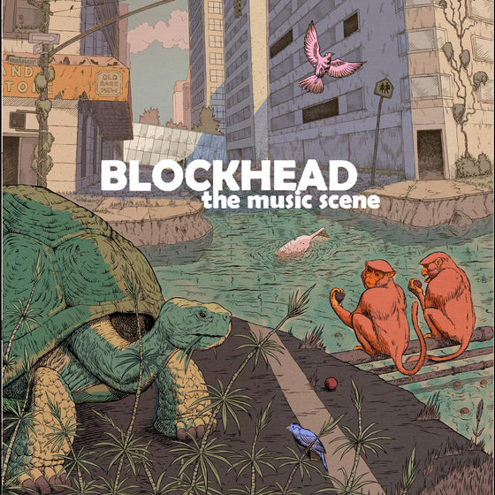 Blockhead - The Music Scene (OPAQUE TEAL VINYL) Vinyl LP 180g Opaque Teal colored Vinyl [w/ download card]