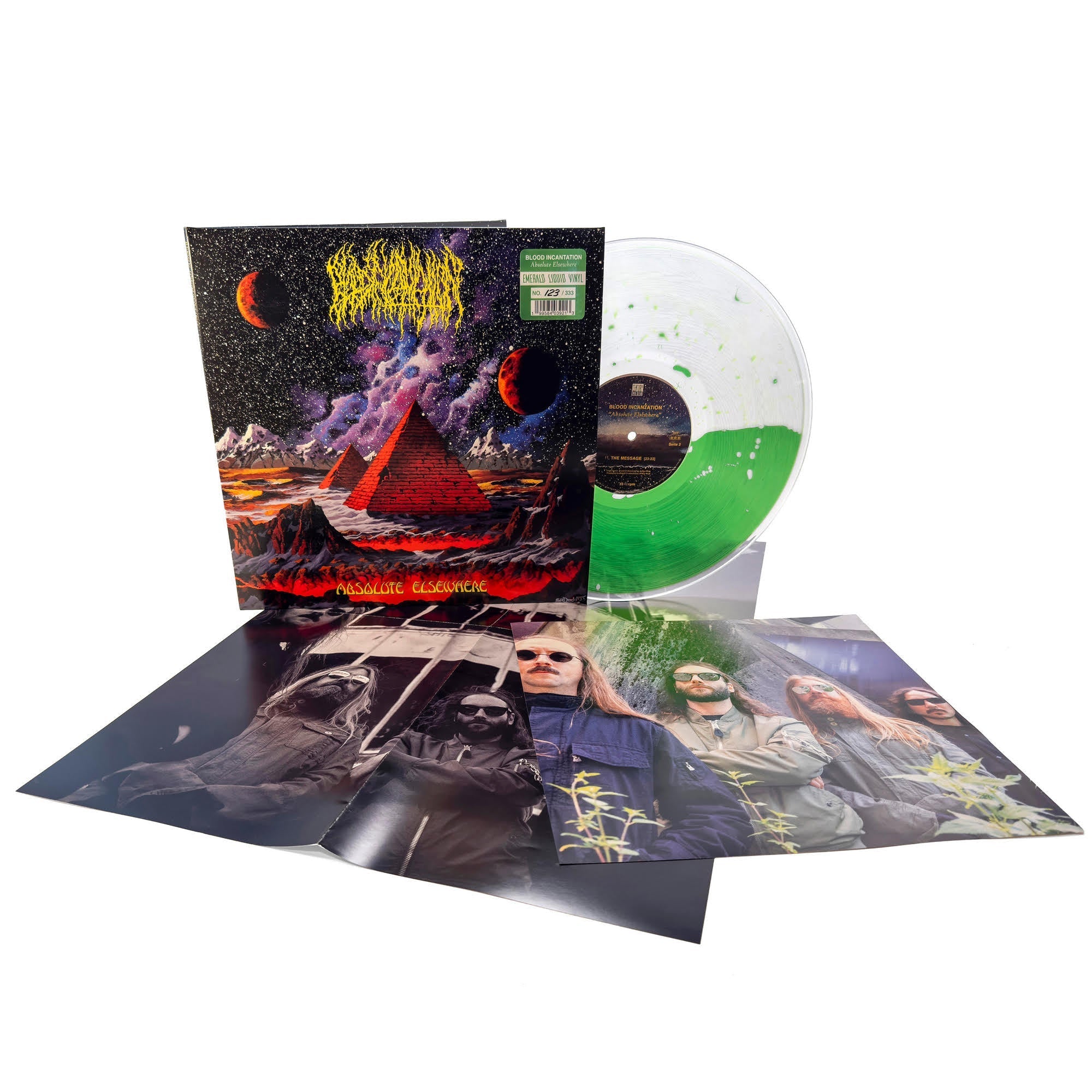 Blood Incantation - Absolute Elsewhere (Ltd. Deluxe) [Emerald Liquid Filled Vinyl] Vinyl