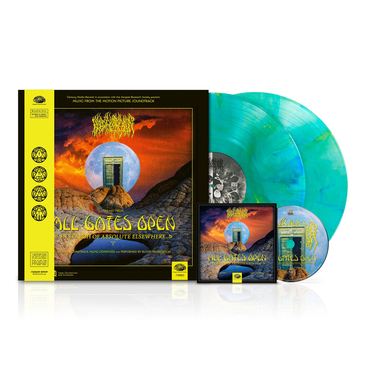 Blood Incantation - All Gates Open (Original Soundtrack) (Limited Edition, Algae Colored Vinyl, Blu-ray) (2 Lp's) Vinyl