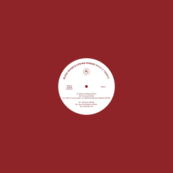 Blvck Spvde & Stefan Ringer - Build A Temple Vinyl 12"