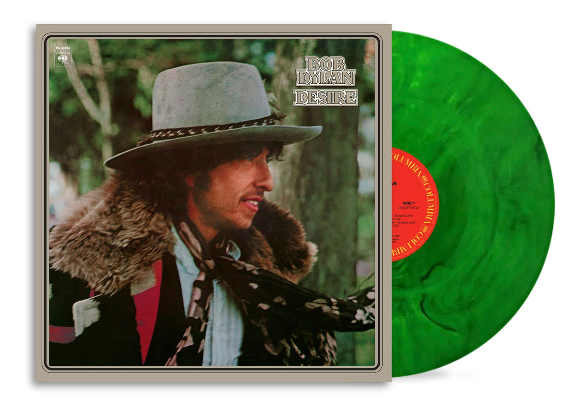 Bob Dylan - Desire (Indie Exclusive, Limited Edition, Cypress Green Marbled Colored Vinyl) Vinyl