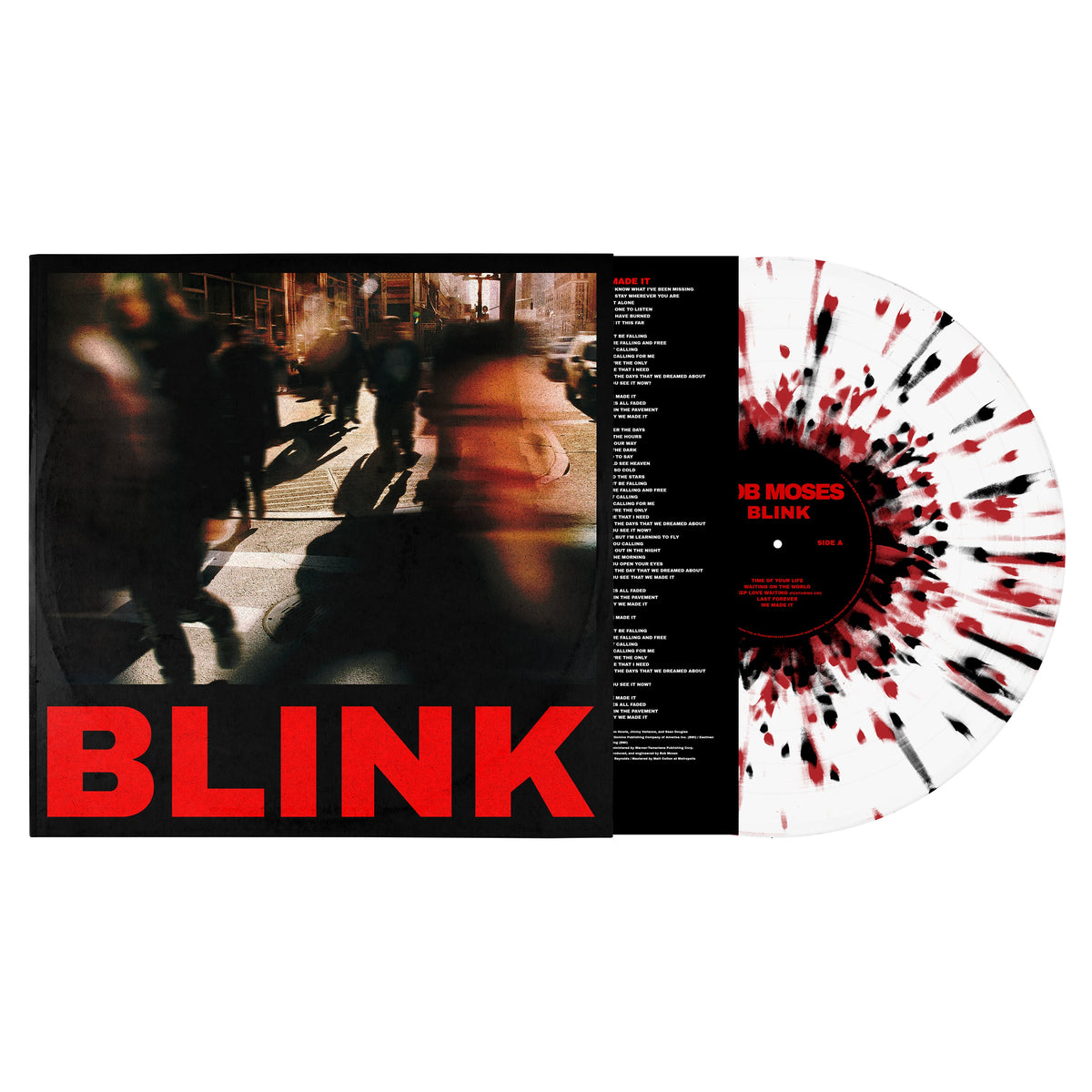 Bob Moses - Blink (Indie Exclusive) (Clear With Red + Black Splatter Vinyl) Vinyl