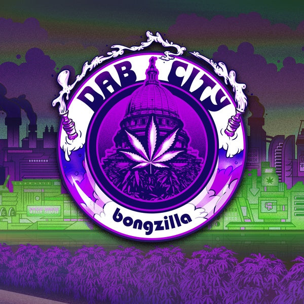 BONGZILLA - Dab City (White/Green/Purple Vinyl) Vinyl 2LP