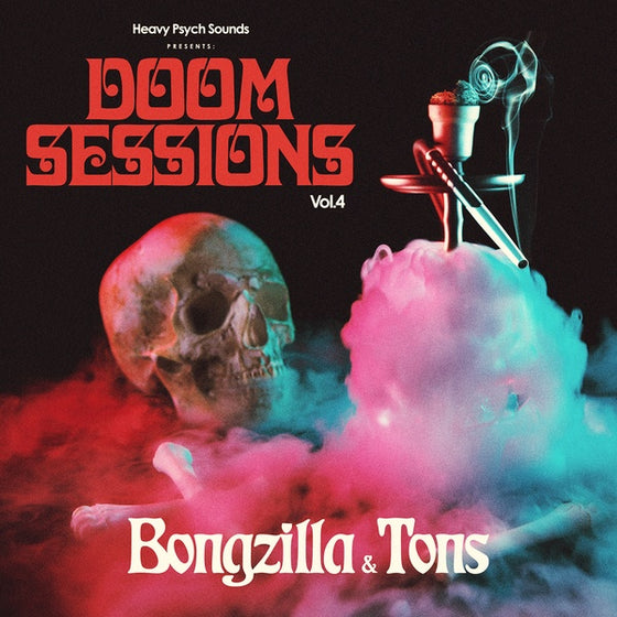 BONGZILLA/TONS - Doom Sessions Vol. 4 (Neon Magenta/Black Blue Striped Vinyl) Vinyl LP